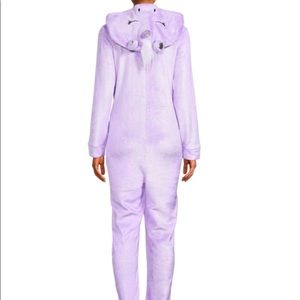 Purple Glitter Unicorn Onesie (Adult XS)
